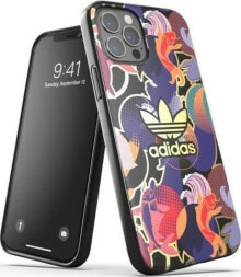 чехол силиконовый разноцветный iPhone 12/12 Pro adidas