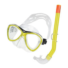 Masks and snorkels for scuba diving