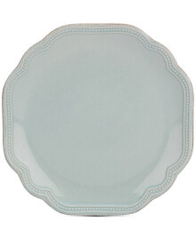 Lenox french Perle Bead Ice Blue Accent/Salad Plate