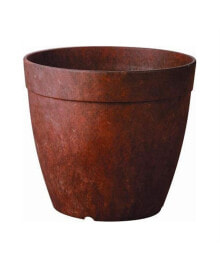 Novelty manufacturing Company Round Dolce Planter Rust 6.5