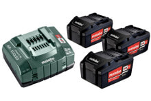 Аккумуляторы и зарядные устройства для электроинструмента Metabo Akku-Basic-Set 3 Akku 18V 5.2Ah Basic-Set