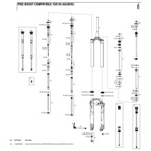 Forks for bicycles