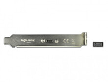 DeLOCK 89936 кабельный разъем/переходник USB A USB C Черный