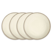 Potter Stone Melaboo 4-Pc. Dinner Plate Set