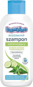 Средства для купания малышей bambino Family Refreshing Hair Shampoo Супер-освежающий семейный шампунь 400 мл