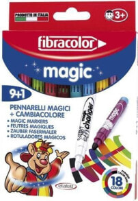 Купить фломастеры для детей FIBRACOLOR: Fibracolor Mazaki Magic 9+1kol. (154786)