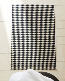 Textured waffle bath mat