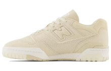 New Balance NB 550 减震防滑 低帮 复古篮球鞋 男女同款 淡奶茶色 / Кроссовки New Balance NB 550 BB550IBA