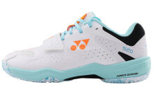 YONEX 520 Series Badminton Shoes Unisex Low-Top White Orange