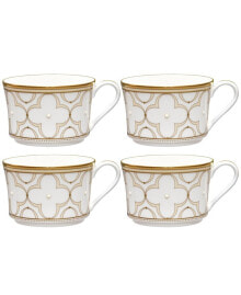 Noritake trefolio Gold Set of 4 Cups, Service For 4