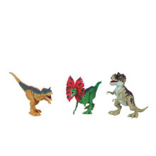 JUGATOYS Set 3 Dinosaurs With Lights And Sounds 44x17x14 cm Figure
