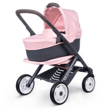 SMOBY Combi Chair + Maxi Pink Capazo