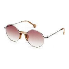 Мужские солнцезащитные очки Мужские солнечные очки золотистые круглые Hally & Son HS658S02