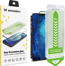 Wozinsky Szkło hartowane 9H z ramką montażową do iPhone 14 Wozinsky Premium Glass - czarne