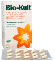 Пребиотики и пробиотики probiotics International Ltd Biol Kult Пробиотический комплекс для поддержки здоровья 14 штаммов  60 капсул