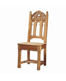 Design Toscano sudbury Hand-Carved Solid Pine Gothic Side Chair