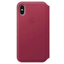 APPLE iPhone X leather phone cover