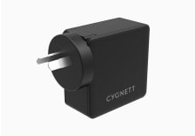 Зарядные устройства и адаптеры для мобильных телефонов cygnett PowerFlo+ Для помещений Черный CY2411PDWCH