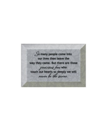 Dexsa so Many People Beveled Glass Plaque with Easel, 4