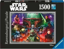 Ravensburger Puzzle 2D 1500 elementów Boba Fett. Łowca nagród