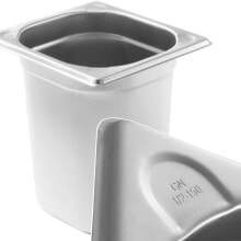 Посуда и емкости для хранения продуктов GN container 1/6 steel Kitchen Line height 200 mm - Hendi 806654