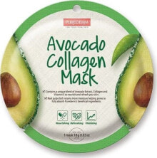 Купить маски для лица Purederm: Purederm Maseczka do twarzy Avocado Collagen odżywiająca 18g