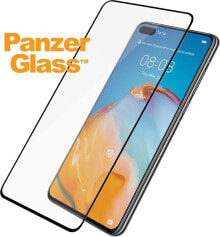 PanzerGlass Tempered Glass for Huawei P40 Case Friendly Black (5369)