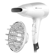 Hair dryers and hair brushes
