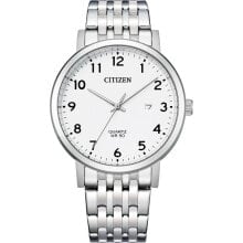 Мужские наручные часы с браслетом мужские наручные часы с серебряным браслетом Citizen BI5070-57A mens quartz 41mm 5ATM