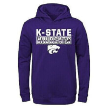 NCAA Kansas State Wildcats Toddler Boys' Poly Hooded Sweatshirt - 3T