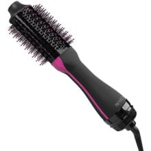 Расчески и щетки для волос фен-щетка Revlon RVDR5282UKE для быстрой сушки и укладки волос, Черный, розовый