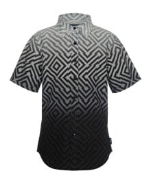 Univibe big Boys Limestone Geo Print Shirt