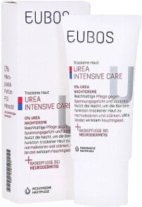 Nachtcreme mit 5% Urea für trockene Haut - Eubos Med Urea Intensive Care 5% Urea Night Cream