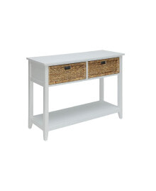 Simplie Fun flavius Console Table in White 90262