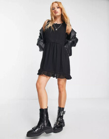 Купить женские платья BOLONGARO TREVOR: Bolongaro Trevor sleeveless smock dress in black