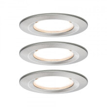 Встраиваемые светильники Комплект встраиваемых светодиодных светильников Paulmann Nova Coin 93494 LED 3x6,5W