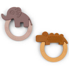 DONE BY DEER Deer Friends Teether 2 Pack