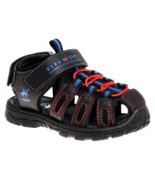 Beverly Hills Polo Club little Kids Hook and Loop Sport Sandals