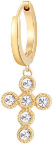 Женские серьги gold Plated Single Cross Chakra Earrings BHKE019