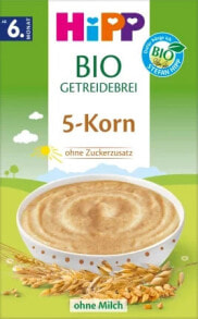 Купить детские каши HiPP: Getreidebrei 5-Korn ab dem 6.Monat, 200 g