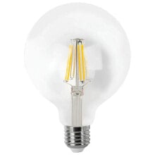 MATEL Led globe filament bulb E27 G95 cool clear 8W