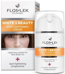 Aufhellende Gesichtscreme gegen Pigmentflecken - Floslek White & Beauty Spot Lightening Cream