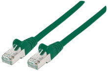 Кабели и разъемы для аудио- и видеотехники intellinet 30m Cat7 S/FTP сетевой кабель S/FTP (S-STP) Зеленый 741255