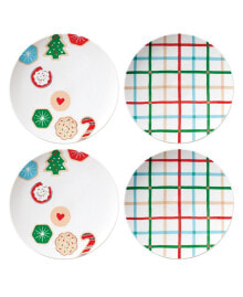 Planet Toys Worldwide, Ltd cookie Time Accent Plate, Set of 4