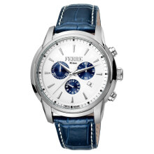 Мужские наручные часы с ремешком Мужские наручные часы с синим кожаным ремешком FERR MILANO FM1G131L0011 Watch