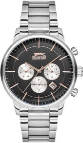 Мужские наручные часы с серебряным браслетом Slazenger SL.09.6151.2.02