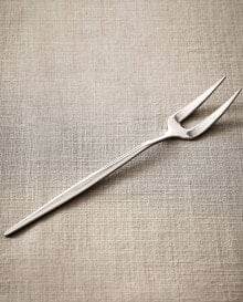 Serving fork with extra-fine handle