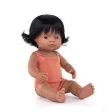 MINILAND Latin American Girl 38 cm Colourful baby doll