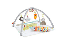 Развивающие коврики для малышей Детский развивающий музыкальный коврик - Fisher-Price - с подвесками и подушкой. Размер: 81,5 x 86,5 x 48,5 см. Возраст: от 0 месяцев.