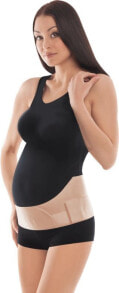 Бандажи для беременных Maternity belt TOROS-GROUP with reinforcement beige size 2